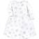 Hudson Baby Quilted Cotton Dress and Leggings - Silver Snowflakes (10119392)