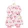 Hudson Baby Quilted Cotton Dress and Leggings - Blush Rose (10119382)