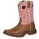 Durango Boot Little Kid Tan Lacey Western Boot - Tan & Pink