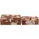 Olivia & May Cowhide Leather Decorative Boxes Set of 2 Storage Box 2