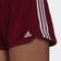 Adidas Pacer 3-Stripes Knit shorts Women - Collegiate Burgundy/White