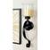 DecMode Traditional Candle Wall Sconce Candle Holder 27"