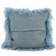 Saro Lifestyle Mongolian Lamb Fur Complete Decoration Pillows Blue (50.8x50.8)