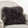 Saro Lifestyle Mongolian Lamb Fur Complete Decoration Pillows Gray (50.8x50.8)