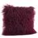 Saro Lifestyle Mongolian Lamb Fur Complete Decoration Pillows Red (50.8x50.8)