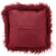 Saro Lifestyle Mongolian Lamb Fur Complete Decoration Pillows Red (50.8x50.8)