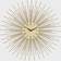 Ridge Road Decor Sunburst Wall Clock