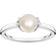 Thomas Sabo Pearl with Stars Ring - Silver/Pearl/Transparent