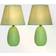 Simple Designs Mini Egg Oval Table Lamp 9" 2