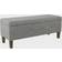 HomePop Luxury Storage Bench 46x18"