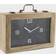 Ridge Road Décor Rectangular Wood Table Clock Table Clock 12"