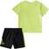 Adidas Infants Cotton Graphic Tee & Shorts Set - Semi Solar Yellow