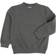 Leveret Neutral Solid Color Pullover Sweatshirt - Dark Grey (29415190397002)