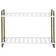 Honey Can Do 2-Tier Tubular Shoe Rack 11x20"