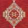 Safavieh Farmhouse Collection Red, Beige 75x75"