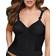 Exquisite Form Fully Back Close Wirefree Longline Bra - Black