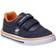 Beverly Hills Toddler 2V Canvas Sneakers - Navy/Orange