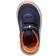 Beverly Hills Toddler 2V Canvas Sneakers - Navy/Orange