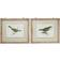 Ridge Road Decor Warbler and Accentor Framed Art 26.6x22.4" 2