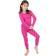 Leveret Solid Color Pajama Set - Hot Pink