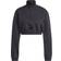 Adidas Cropped Half-Zip Sweatshirt - Carbon/White