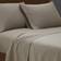 London Fog Garment Wash Bed Sheet Beige (259.08x228.6)