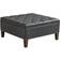 Madison Park Tufted Seating Stool 18.5"