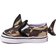 Vans Toddler Shark Slip-On Sneaker - Camo Shark Black/True White