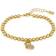 Hugo Boss Soulmate Heart Beaded Bracelet - Gold/Transparent