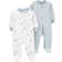Carter's Baby Zip-Up Sleep & Play Pajamas 2-pack - Blue/White
