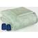 Micro Flannel Electric Heated Blankets Green (213.36x157.48)