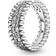 Pandora Beaded Pavé Band Ring - Silver/Transparent