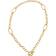 Adornia Mixed Link Toggle Necklace - Gold