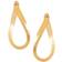 Saks Fifth Avenue Geometric Hoop Earrings - Gold