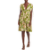 Rebecca Taylor Floral Print Tiered Mesh Dress - Wild Peony Green Combo