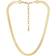 Ettika Brooklyn Flat Snake Chain Necklace - Gold