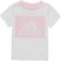 Adidas Infant Essentials Tee & Shorts Set - White/Clear Pink (HF1915)