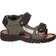 Rugged Bear Hook & Loop Boys Open Toe Sport Sandals - Green