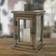 Stonebriar Rustic Wooden Candle Holder Lantern Lantern 11"