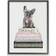 Stupell Industries Dashing French Bulldog & Iconic Fashion Bookstack Framed Art 11x14"