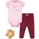 Little Treasures Bodysuit, Pant and Shoe 3pc Set - Bear