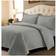 Tribeca Living Brisbane Quilts Gray (243.84x233.68)