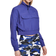 Urban Classics Ladies Cropped Crinkle Nylon Pull Over Jacket - Bluepurple
