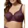 Elila Isabella Lace Full Coverage Bra - Plum