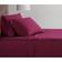 Brooklyn Loom Classic Cotton Bed Sheet Red (259.08x175.26)