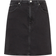 Tape Denim Skirt - Black