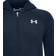 Under Armour Boy's Rival Cotton Full Zip Hoodie - Academy/Onyx White (1357613-408)
