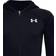 Under Armour Boy's Rival Cotton Full Zip Hoodie - Black/Onyx White (1357613-001)