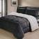 Swift Home Plush Reversible Micromink and Sherpa Bedspread Black (228.6x228.6)