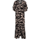 Part Two Othenia Dress - Black Zebra Print